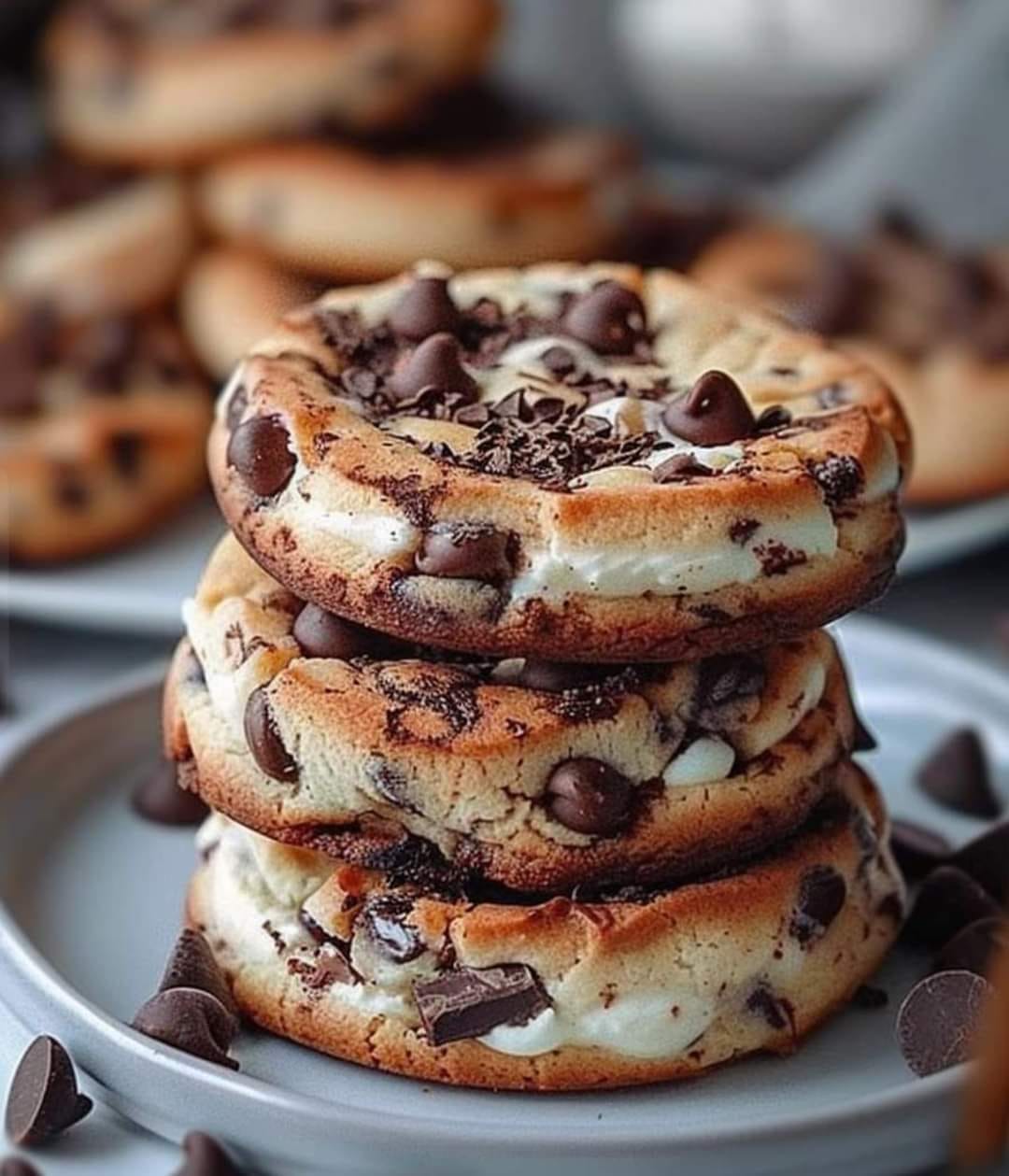 Chocolate Chip Cheesecake Cookies